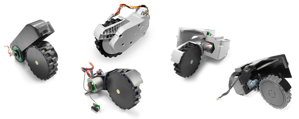 Бічні колеса для роботів пилососів
